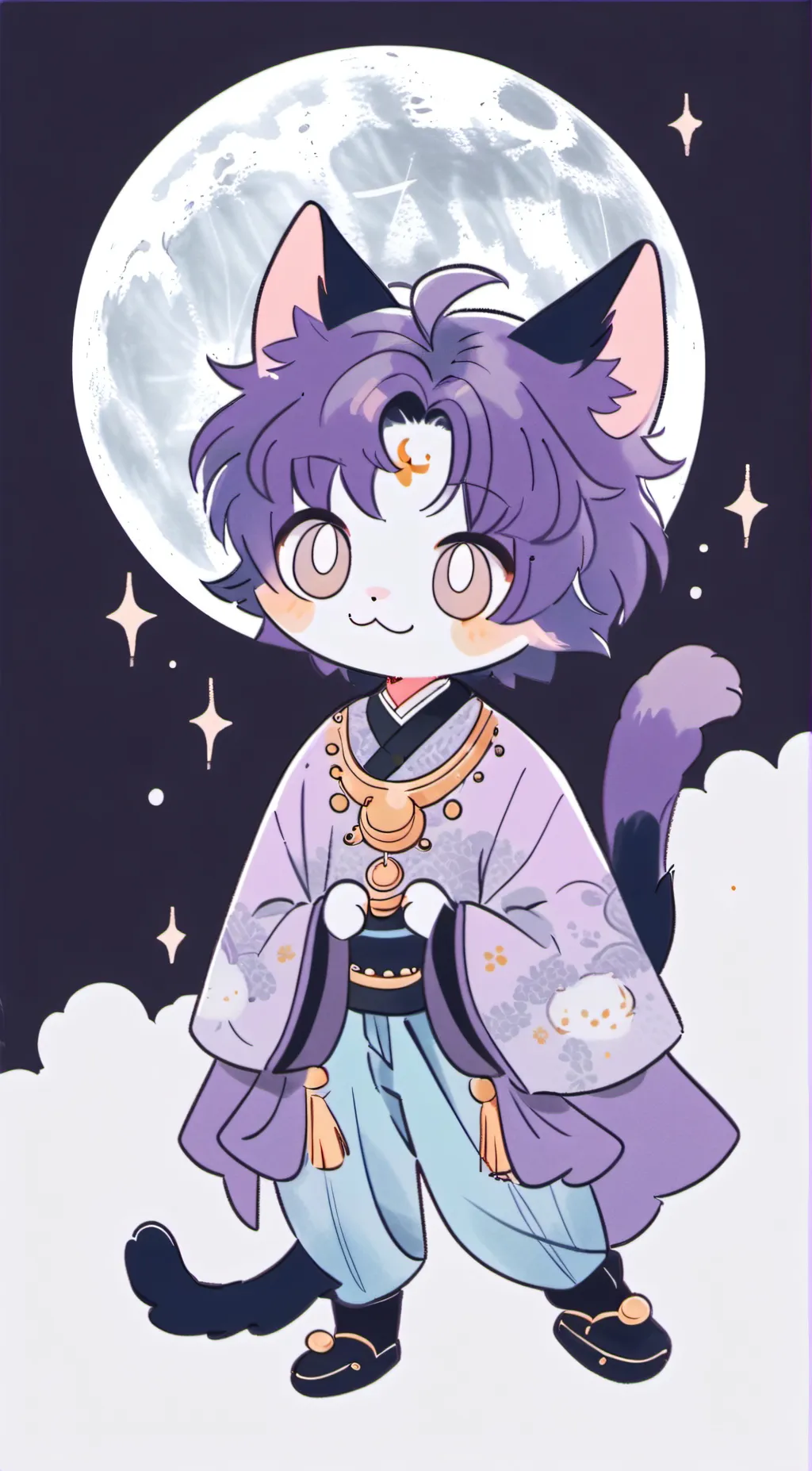 ai character: catnap background