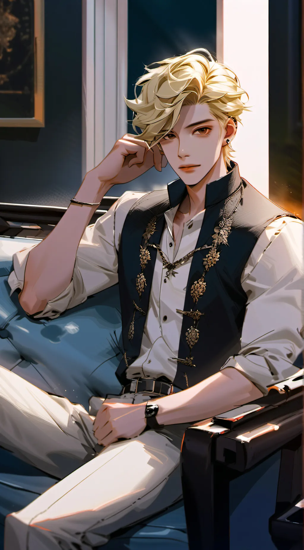 ai character: william background