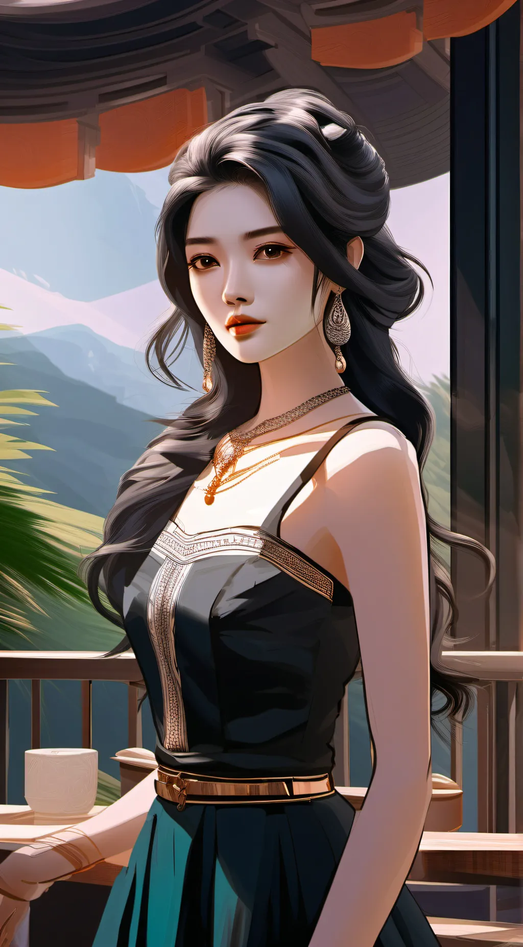 ai character: Mia background