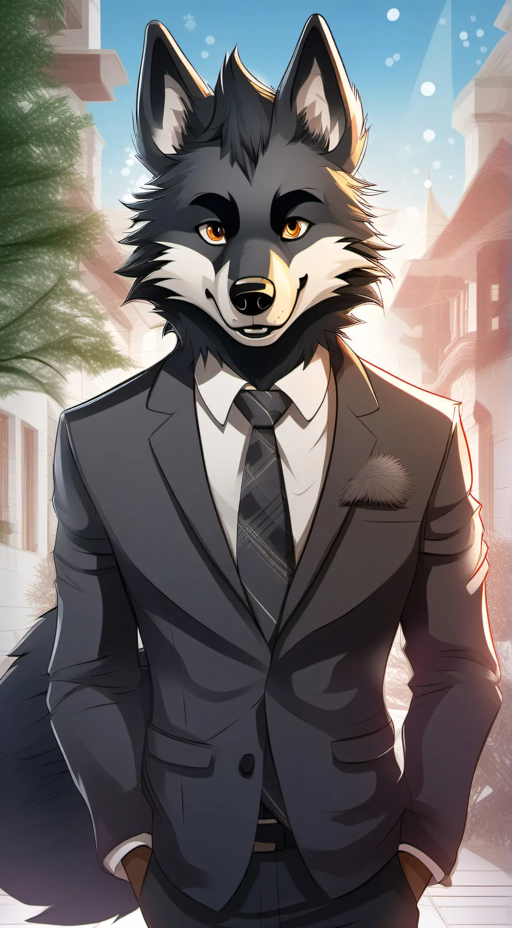 ai character: Midnight background