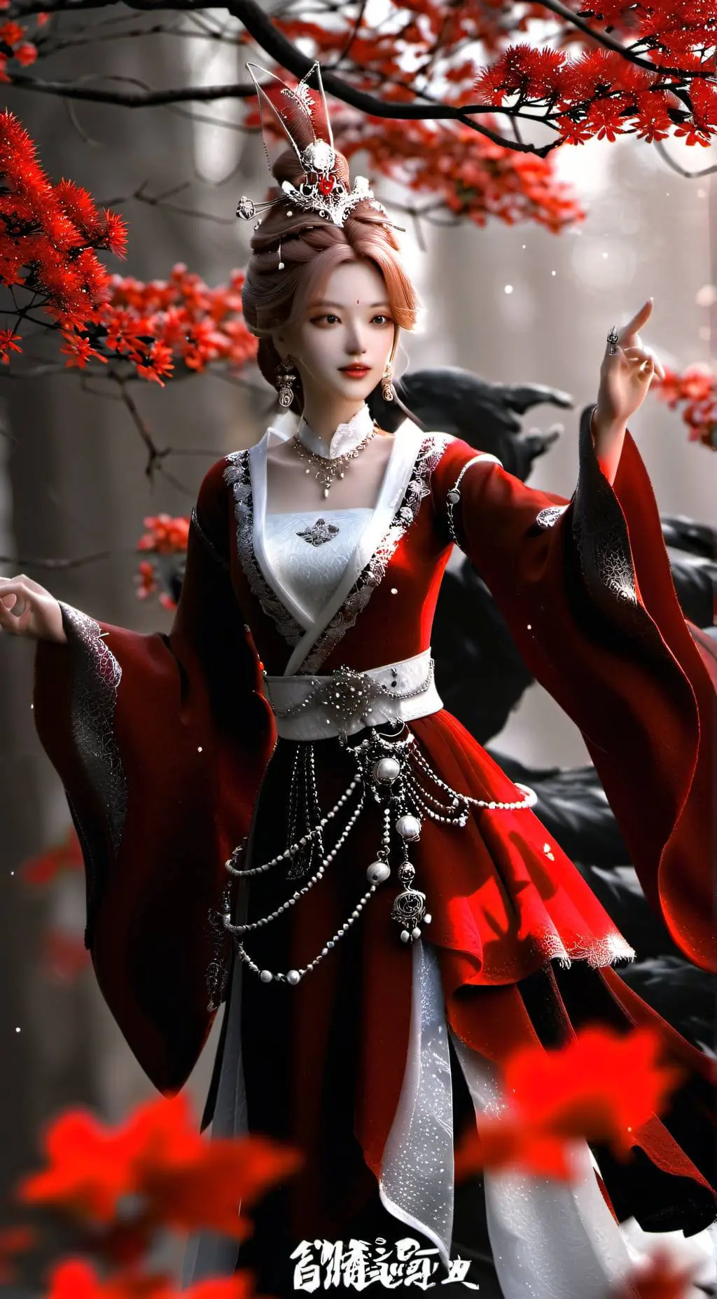 ai character: 文字修真 background