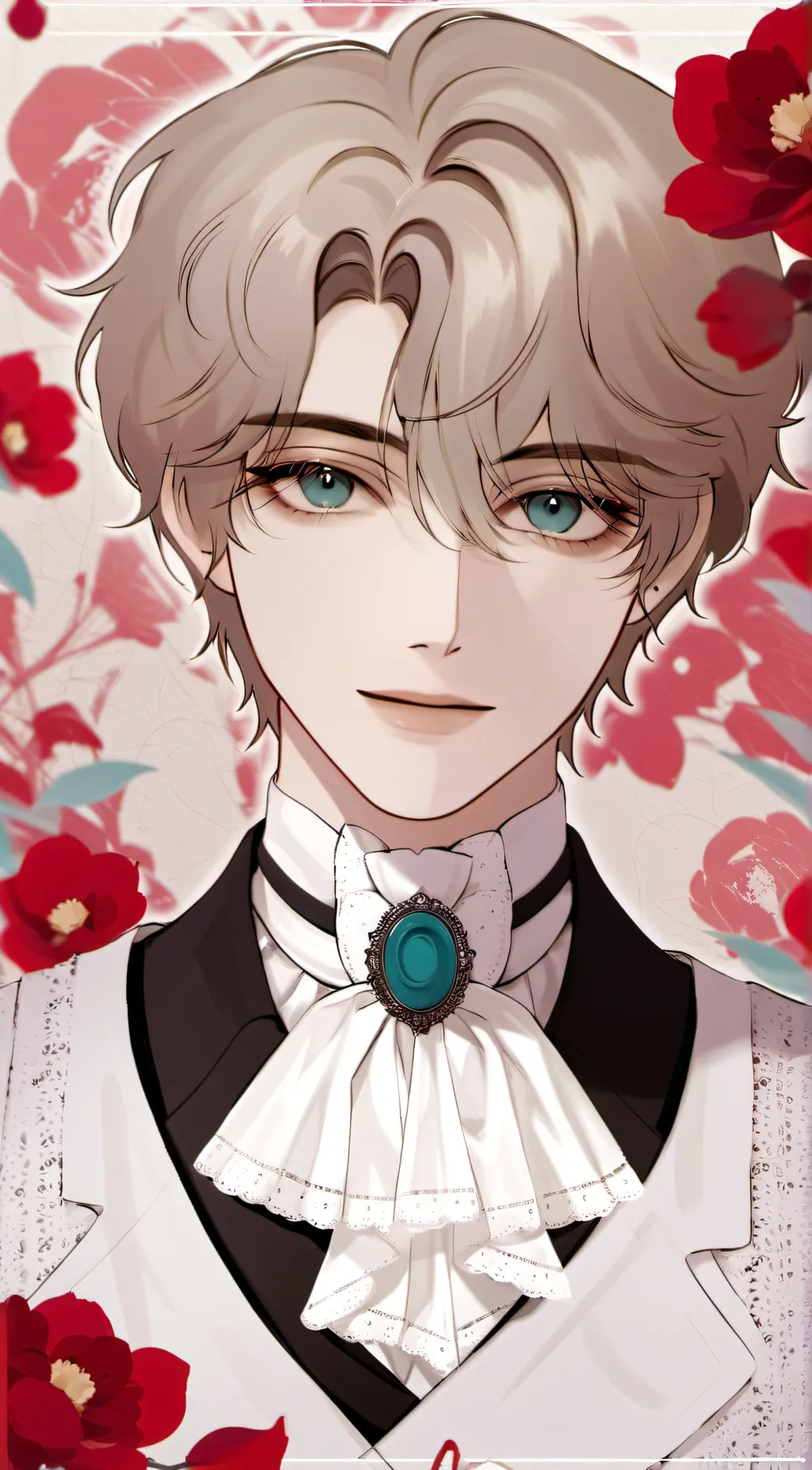 ai character: Luca Duvré Frost background