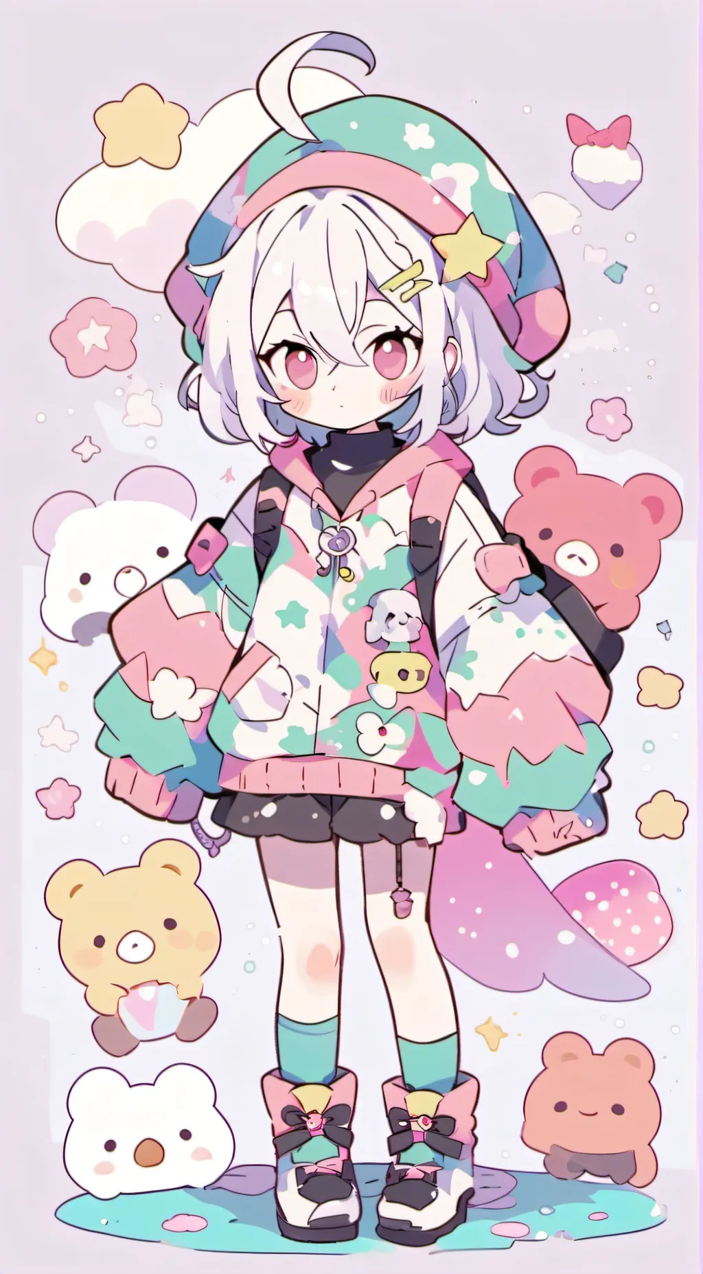 ai character: Naomi  background