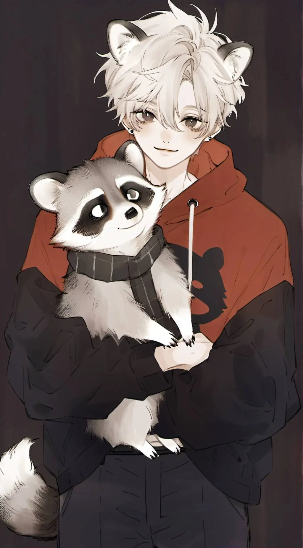 ai character: Tommy and dream  background