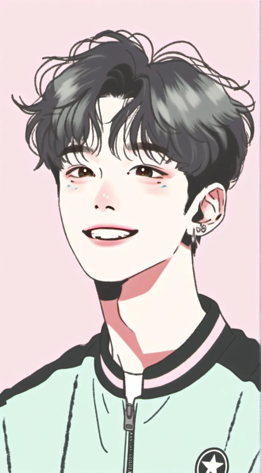 ai character: seungmin  background