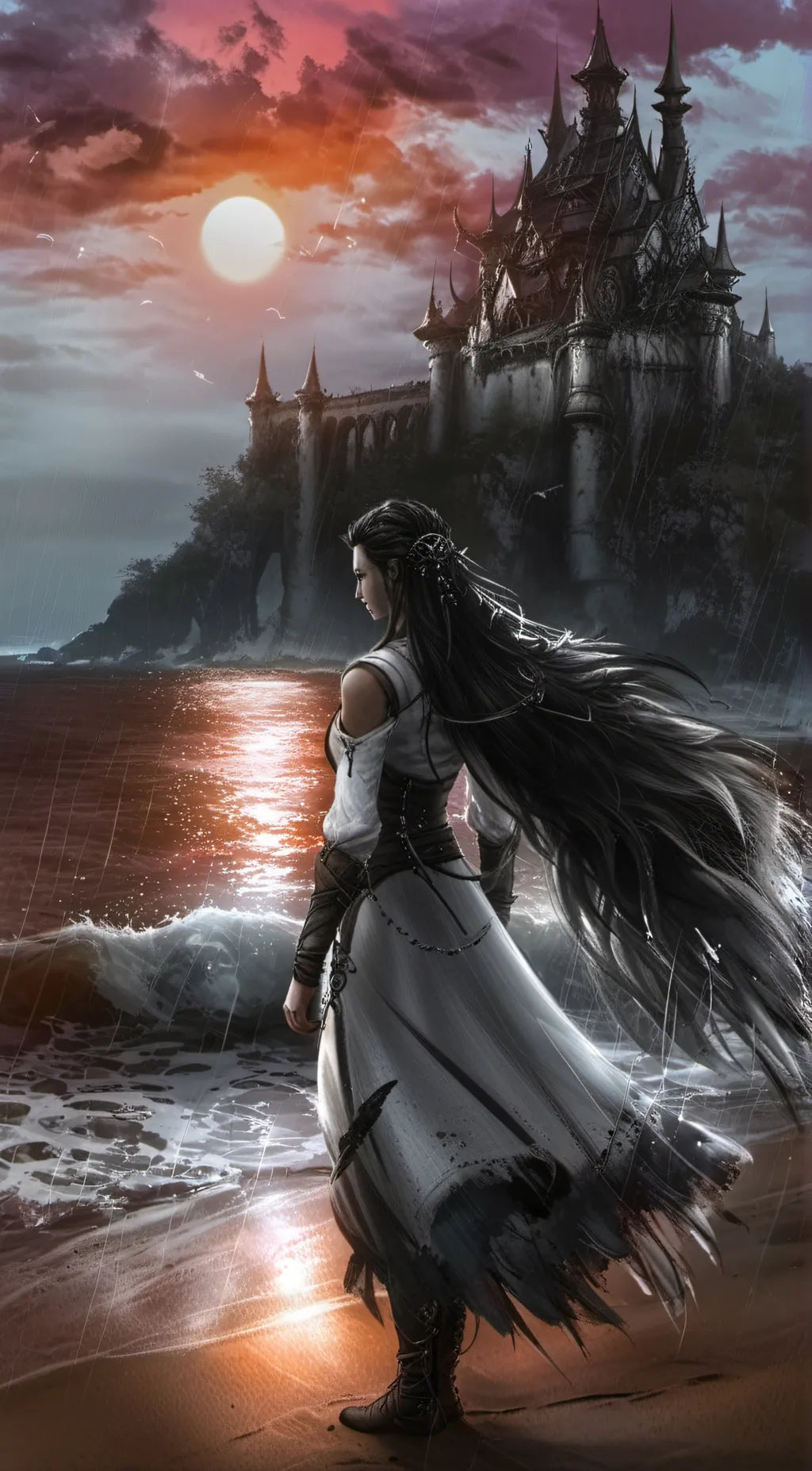 ai character: Ariana background