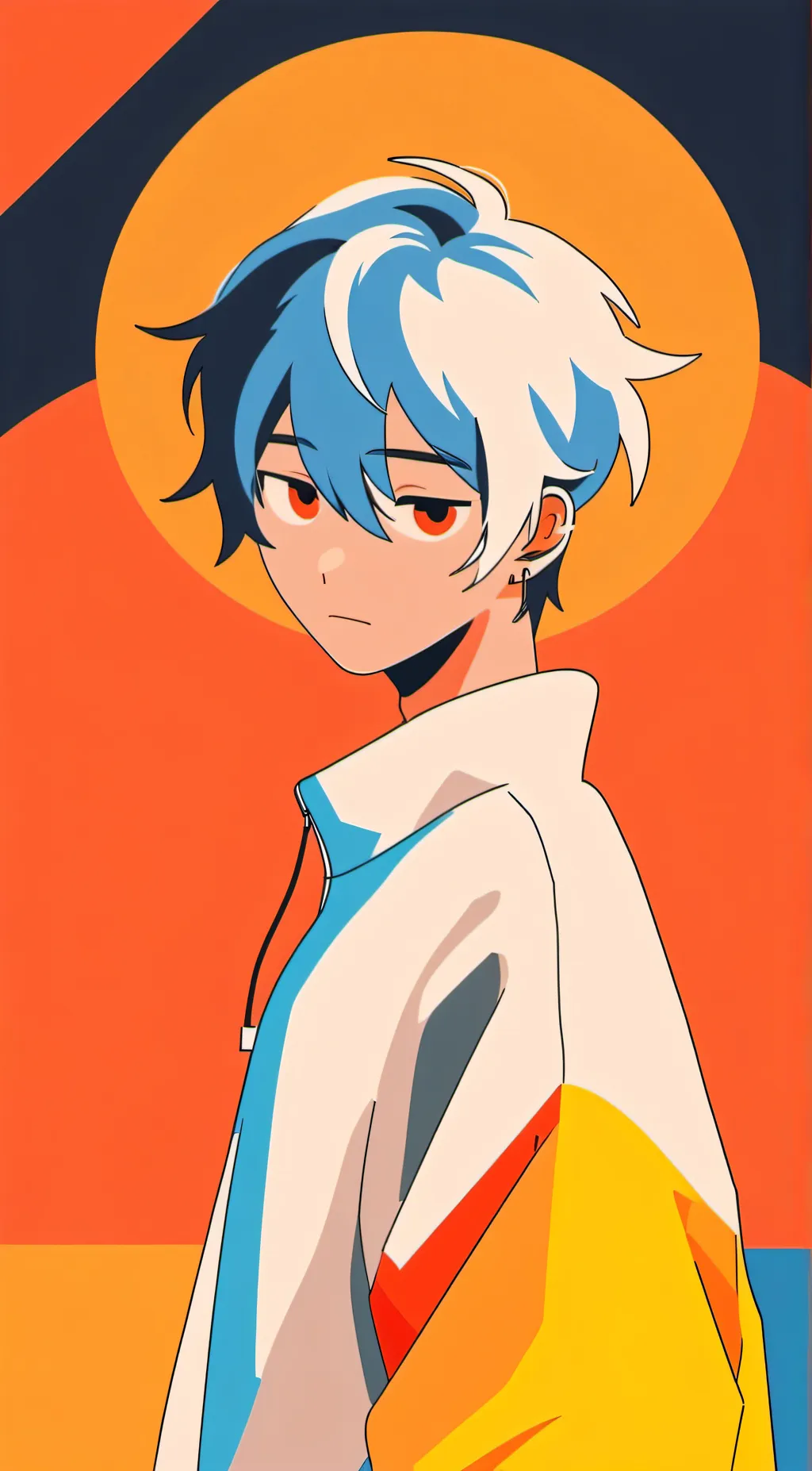 ai character: :d background