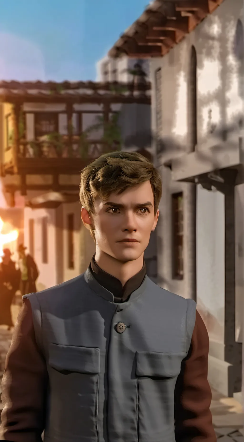 ai character: oliver wood   background