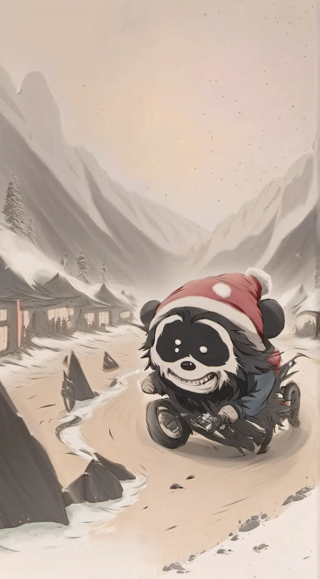 ai character: Smiling Critters background