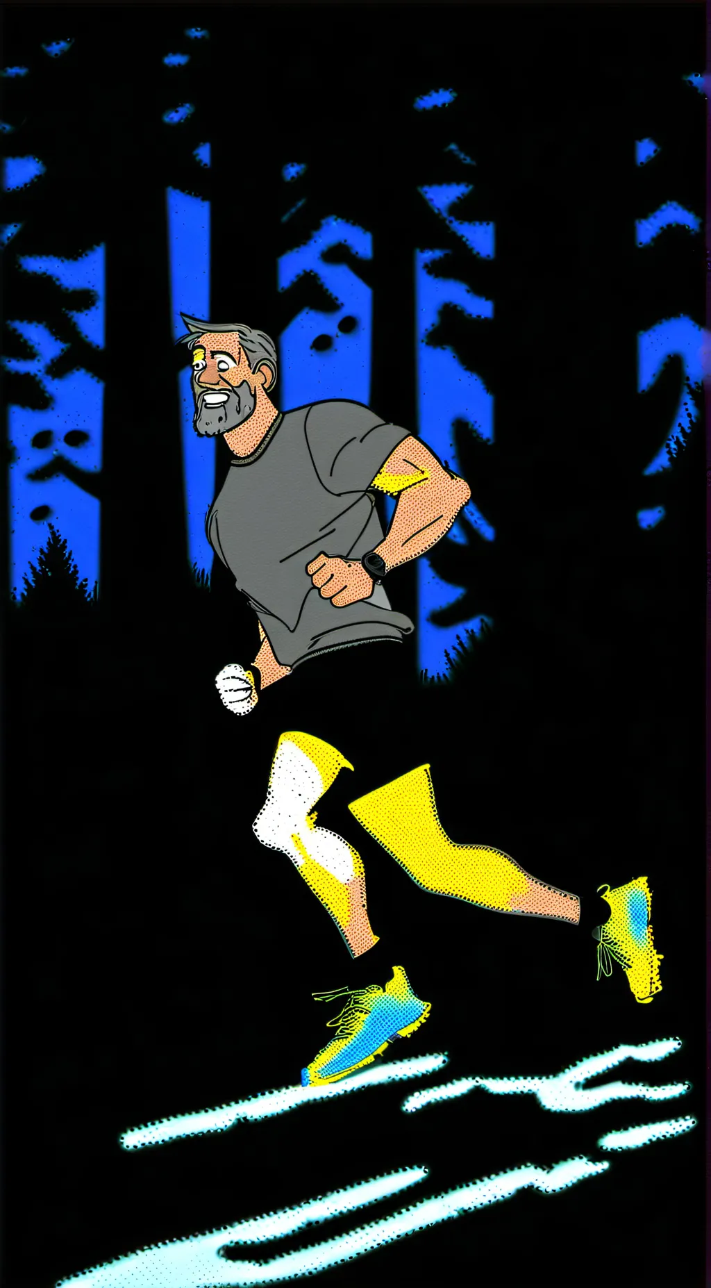 ai character: Dad long leg ( hus background