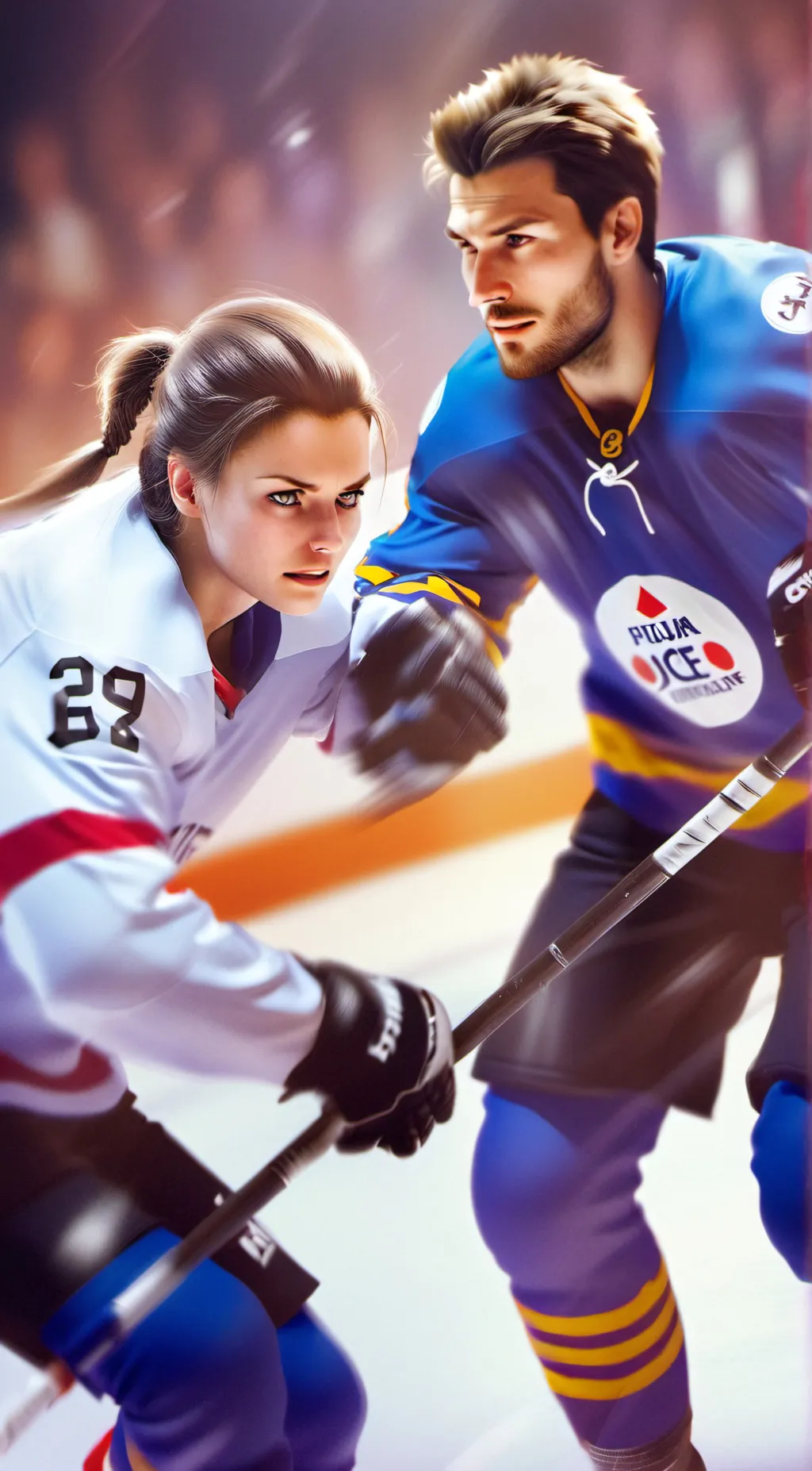 ai character: Rory  background