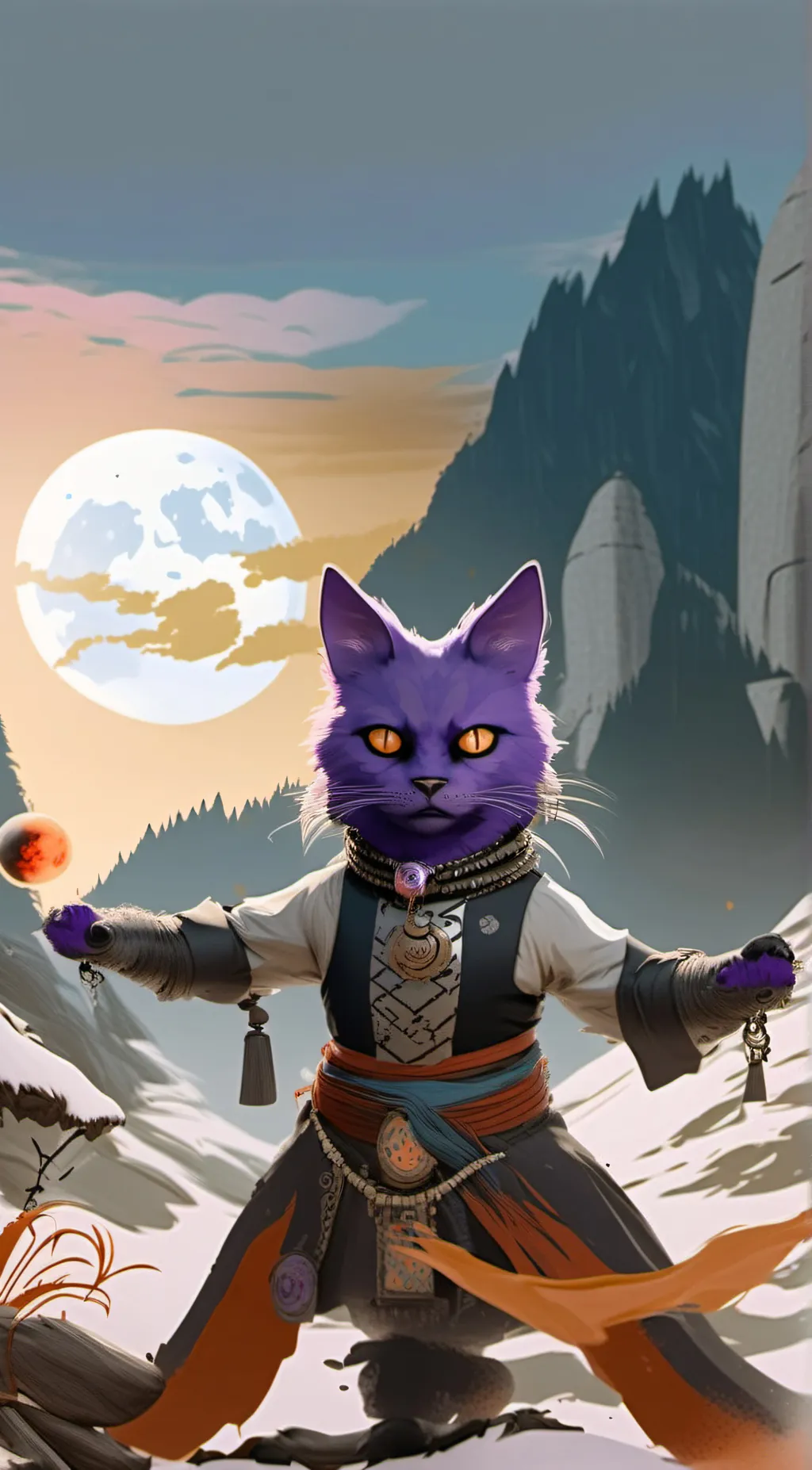 ai character: Ray background