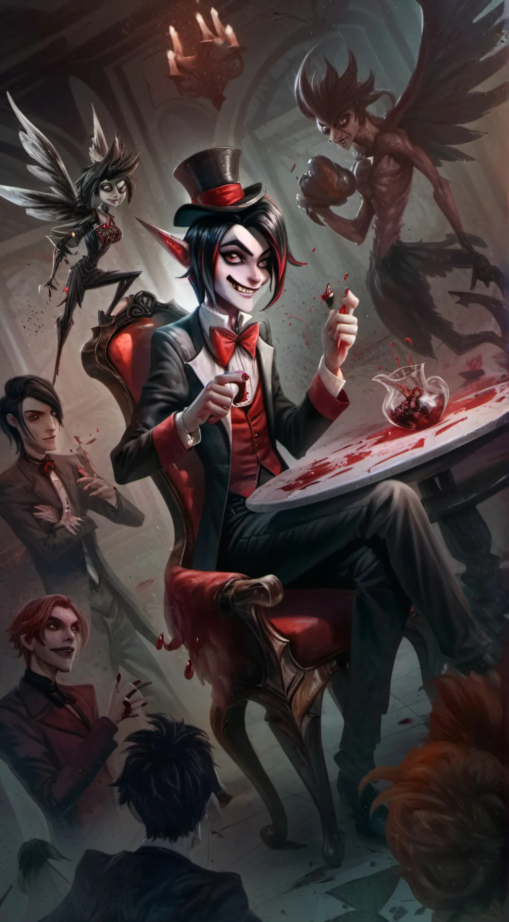 ai character: hazbin lab background