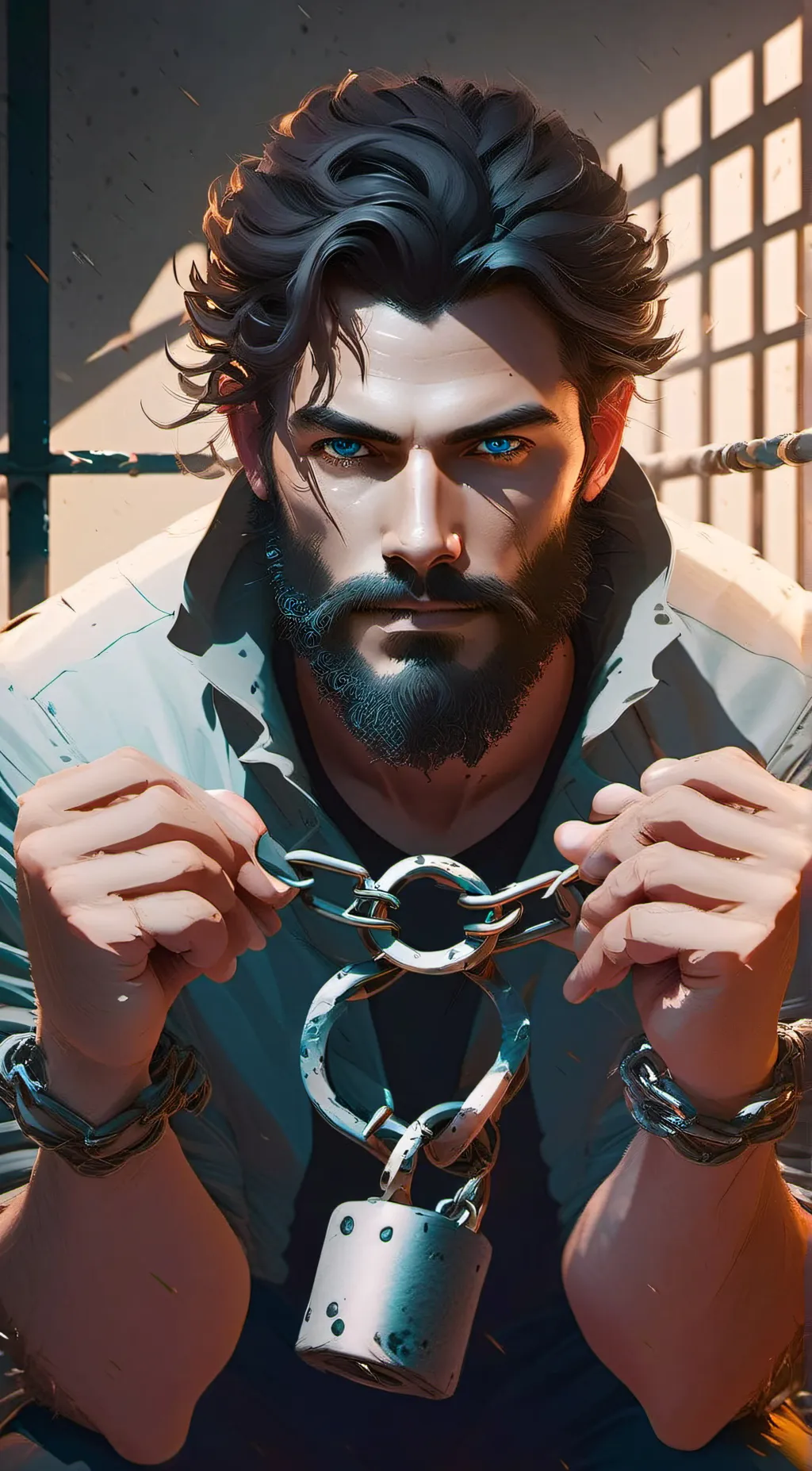 ai character: sunfallen mad king background