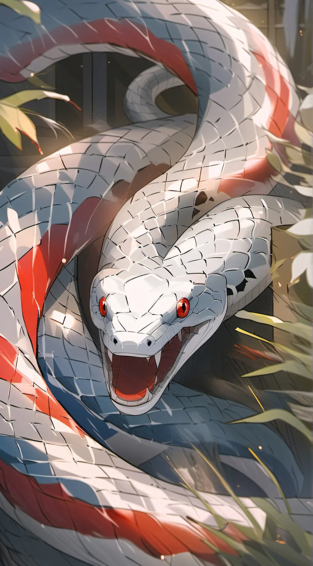 ai character: Snake At School background