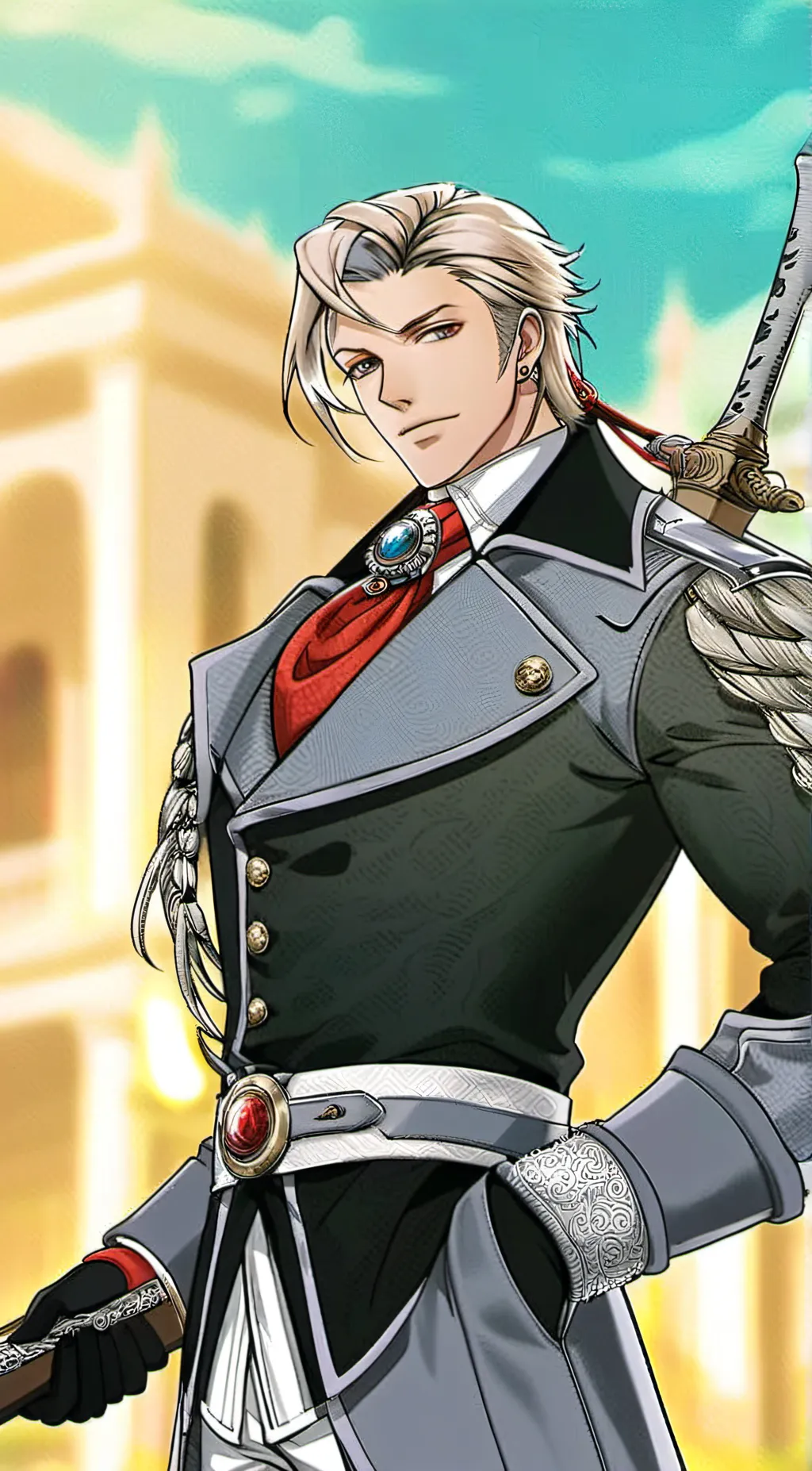 ai character: Alucard background