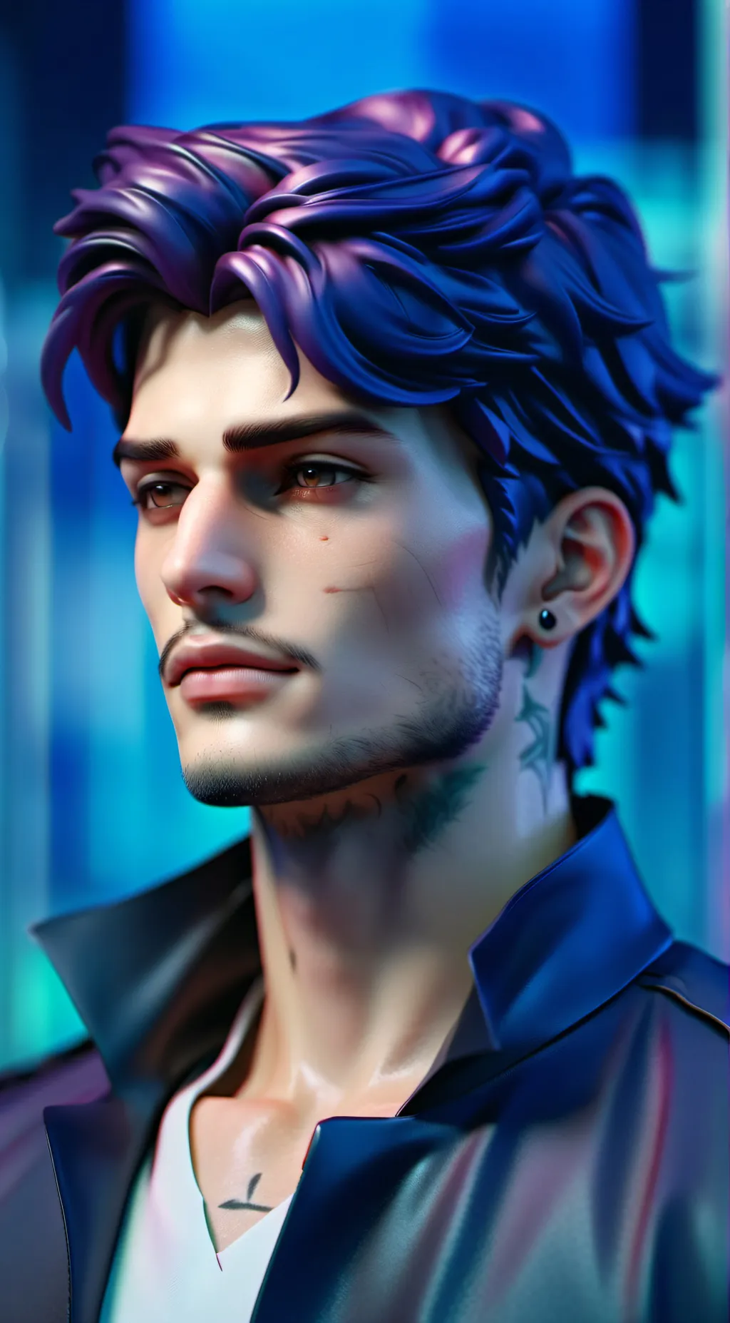 ai character: 🤫🧏‍♂️ background