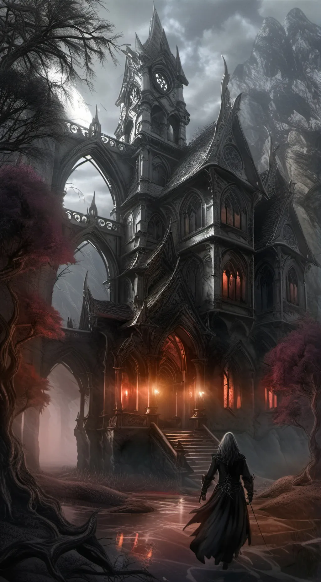 ai character: Marne bones and al background