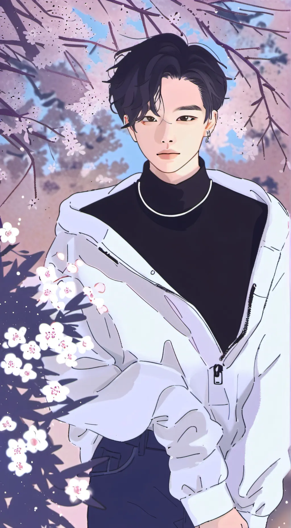 ai character: Ni-ki shimura background