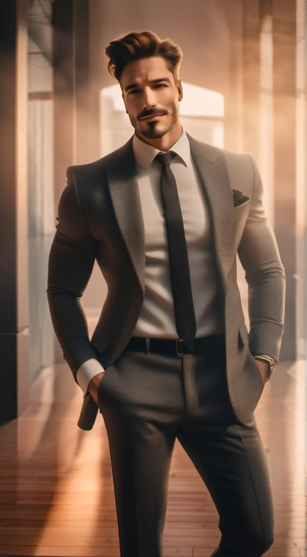 ai character: Mark Moretti  background