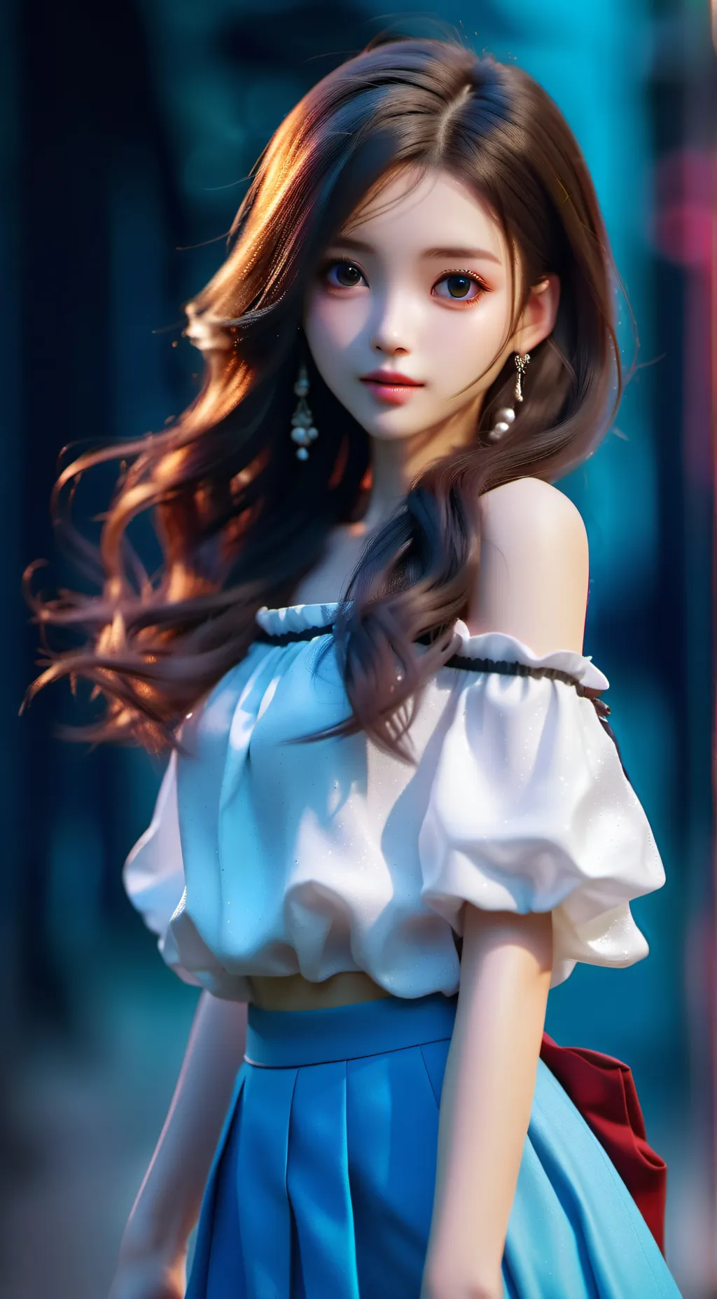 ai character: Luna  background