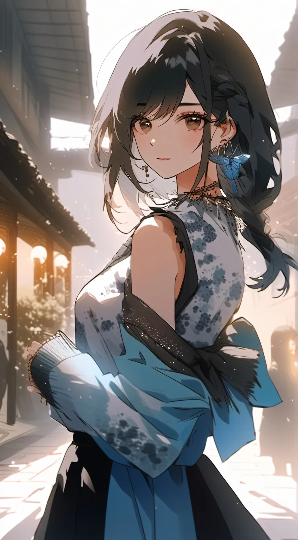 ai character: Lila~ background