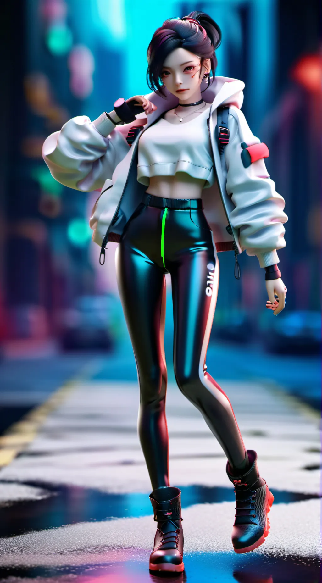 ai character: melissa  background