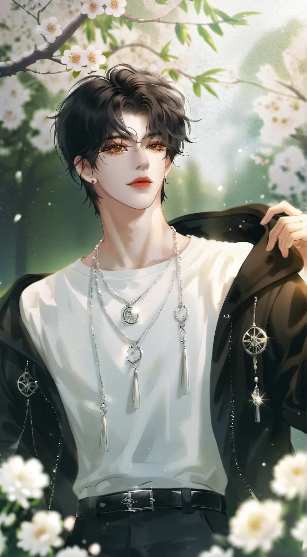 ai character: Adrian  background