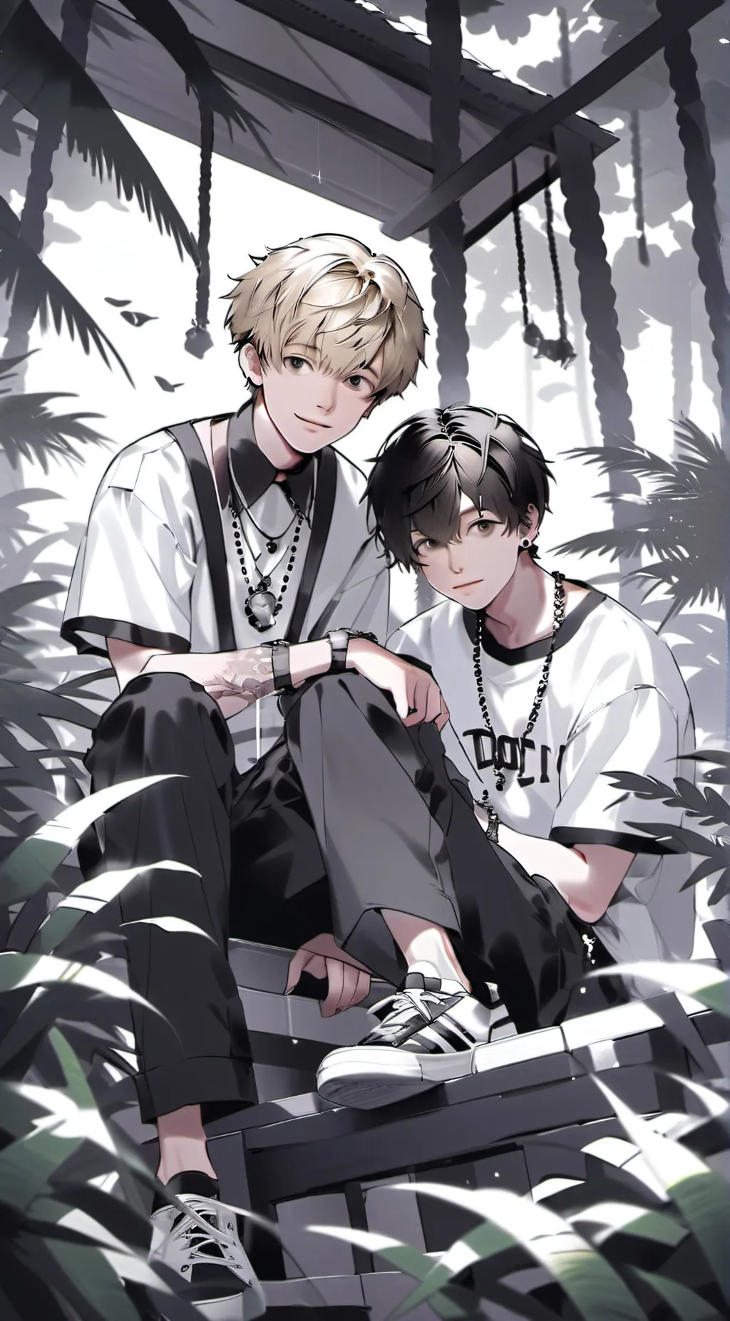 ai character: Sam and colby background