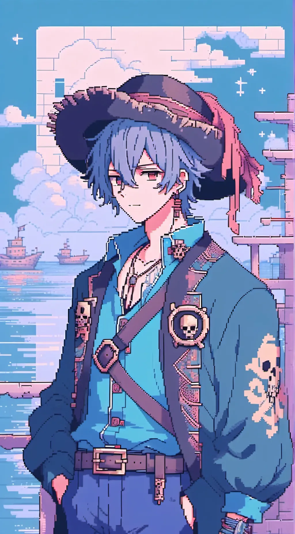 ai character: luffys crew background