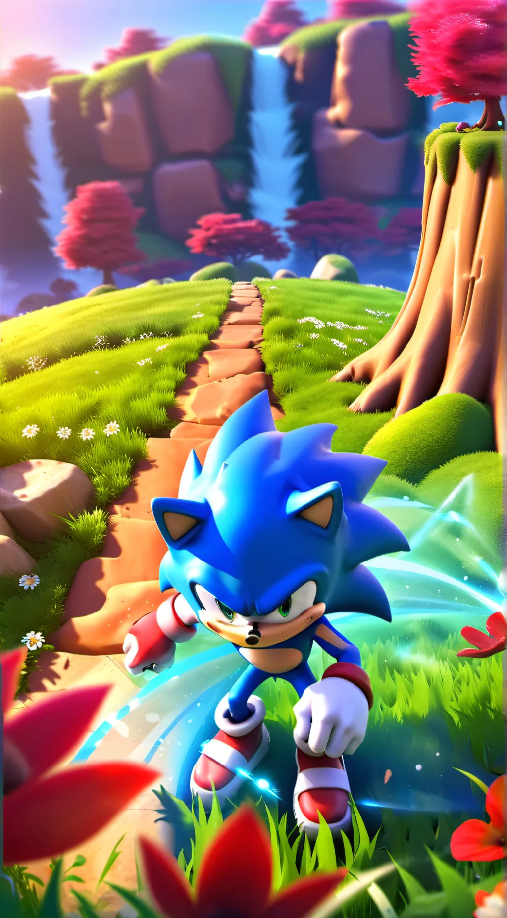 ai character: sonic background