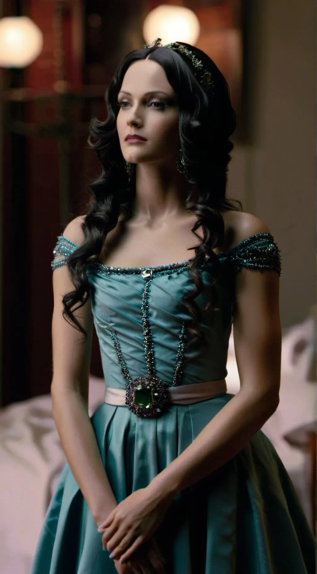 ai character: Katherine  background