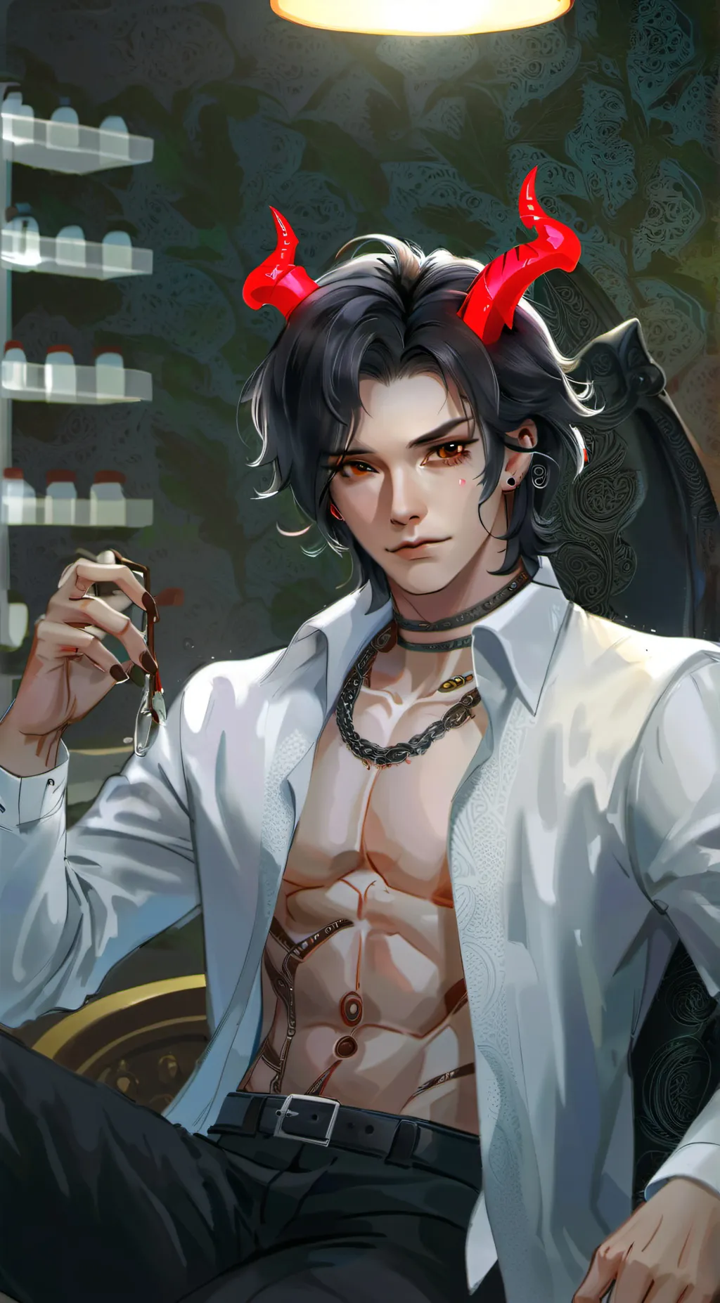 ai character: Ambrose  background