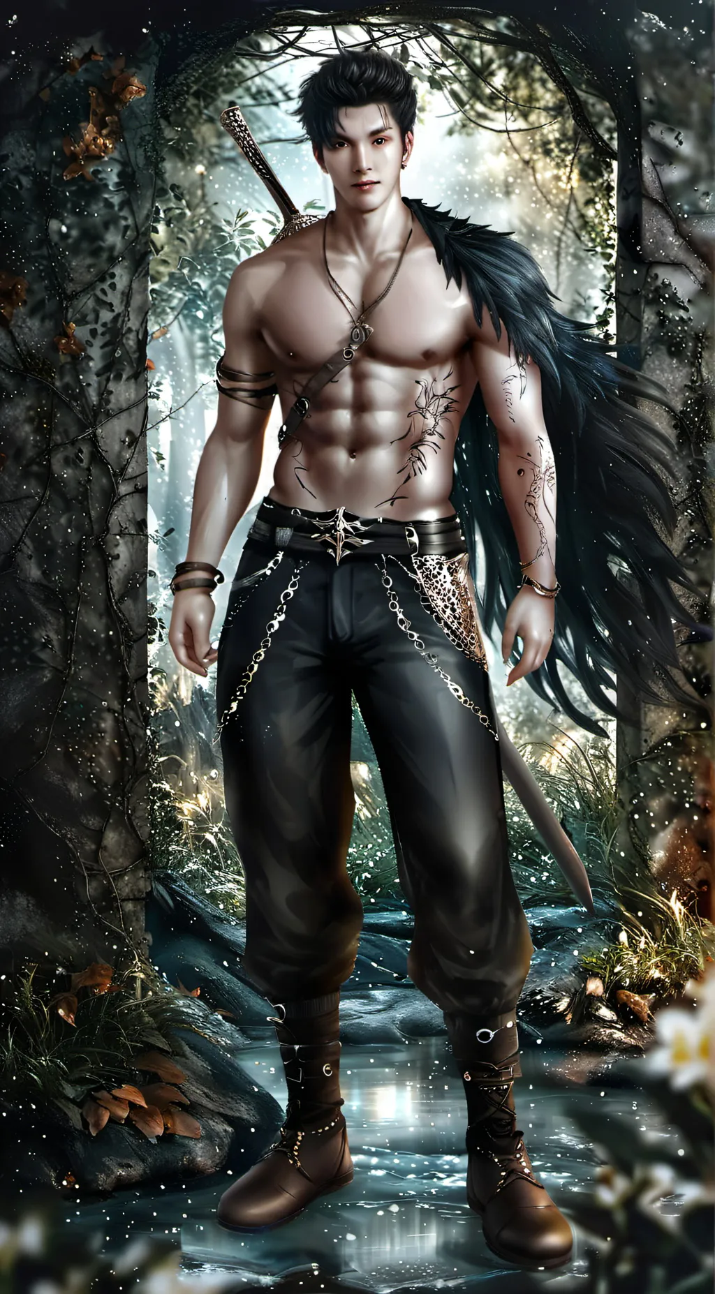 ai character: Luke  background