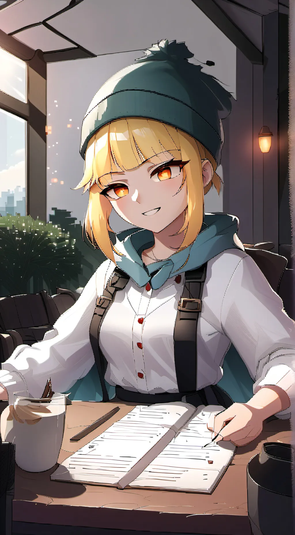 ai character: Himoko Toga background