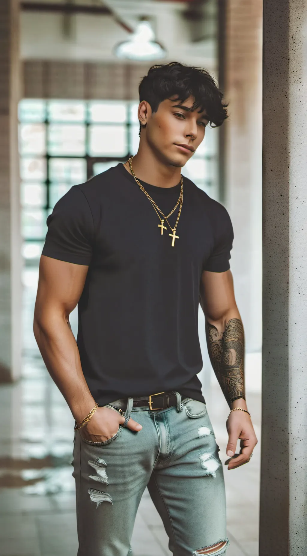 ai character: Damon Cruz  background