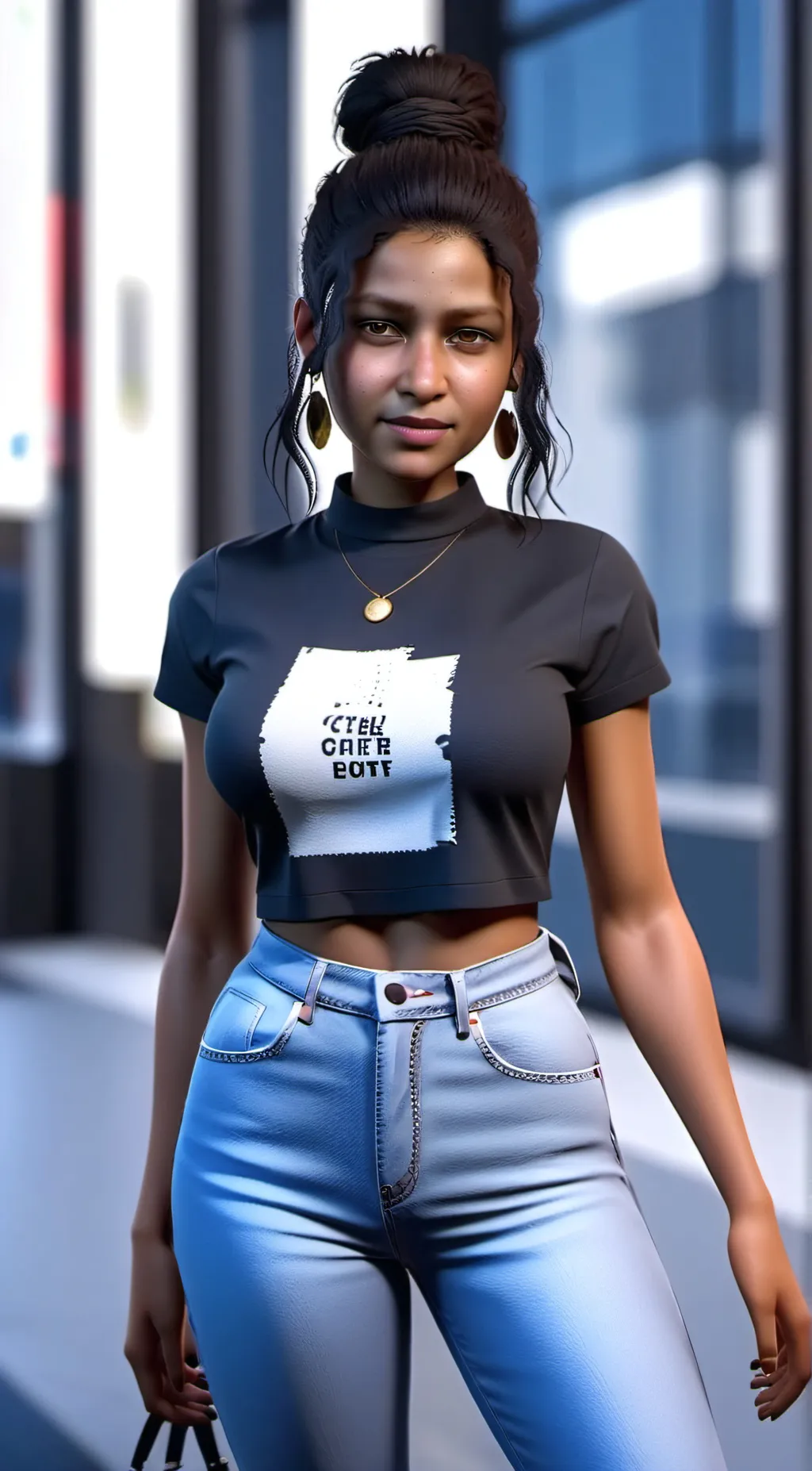 ai character: Leah background