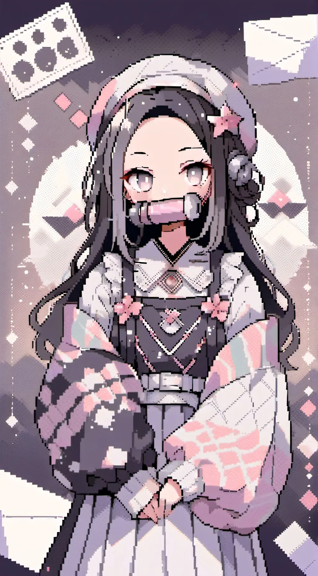 ai character: nezuko background