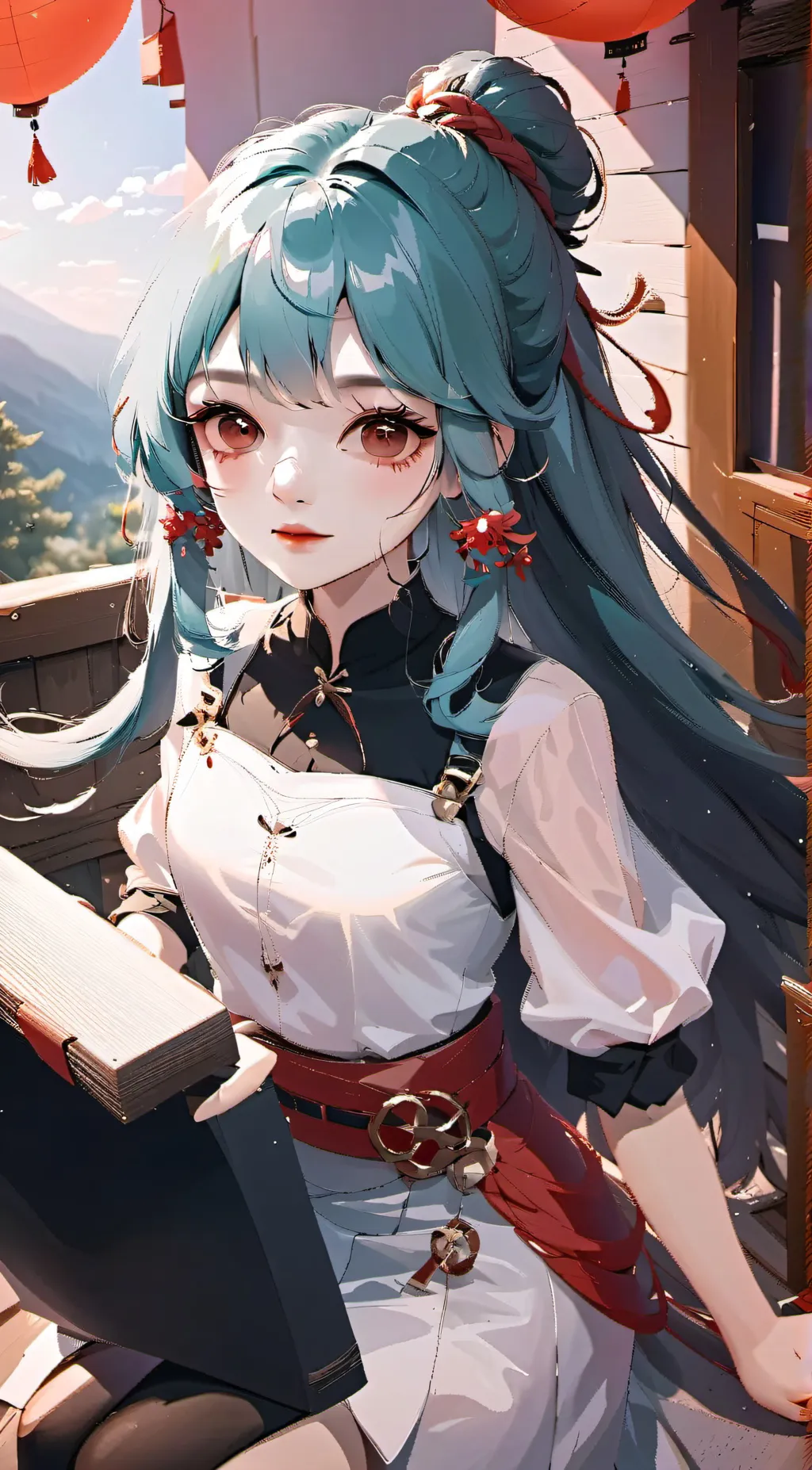 ai character: Sally  background