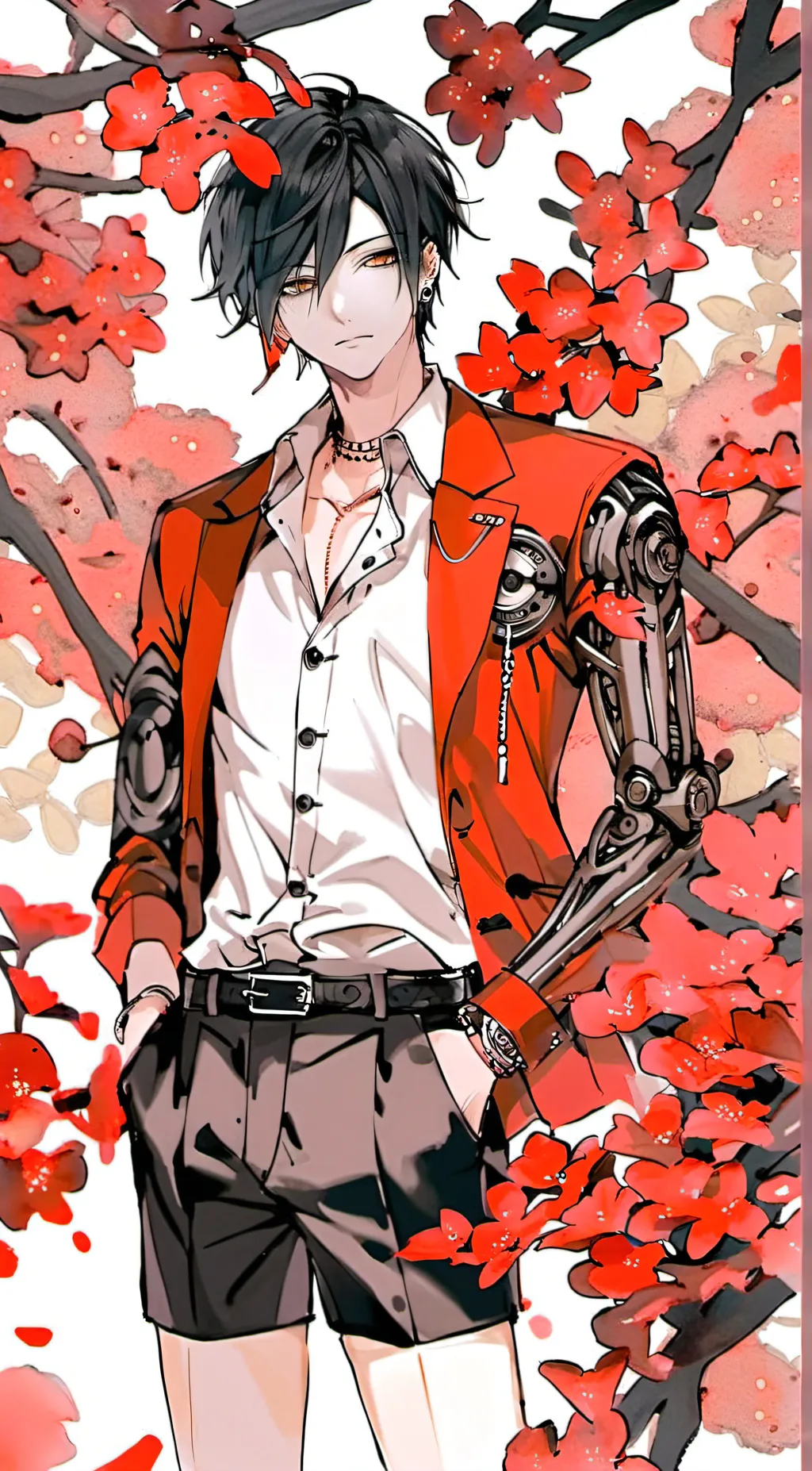 ai character: Damian  background