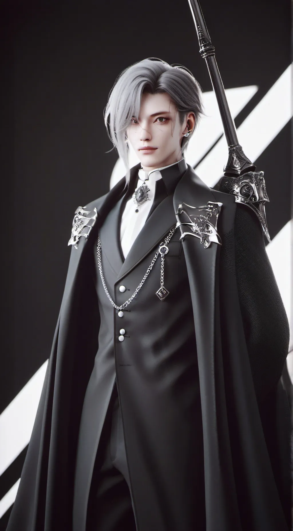 ai character: Sing the lyrics  background