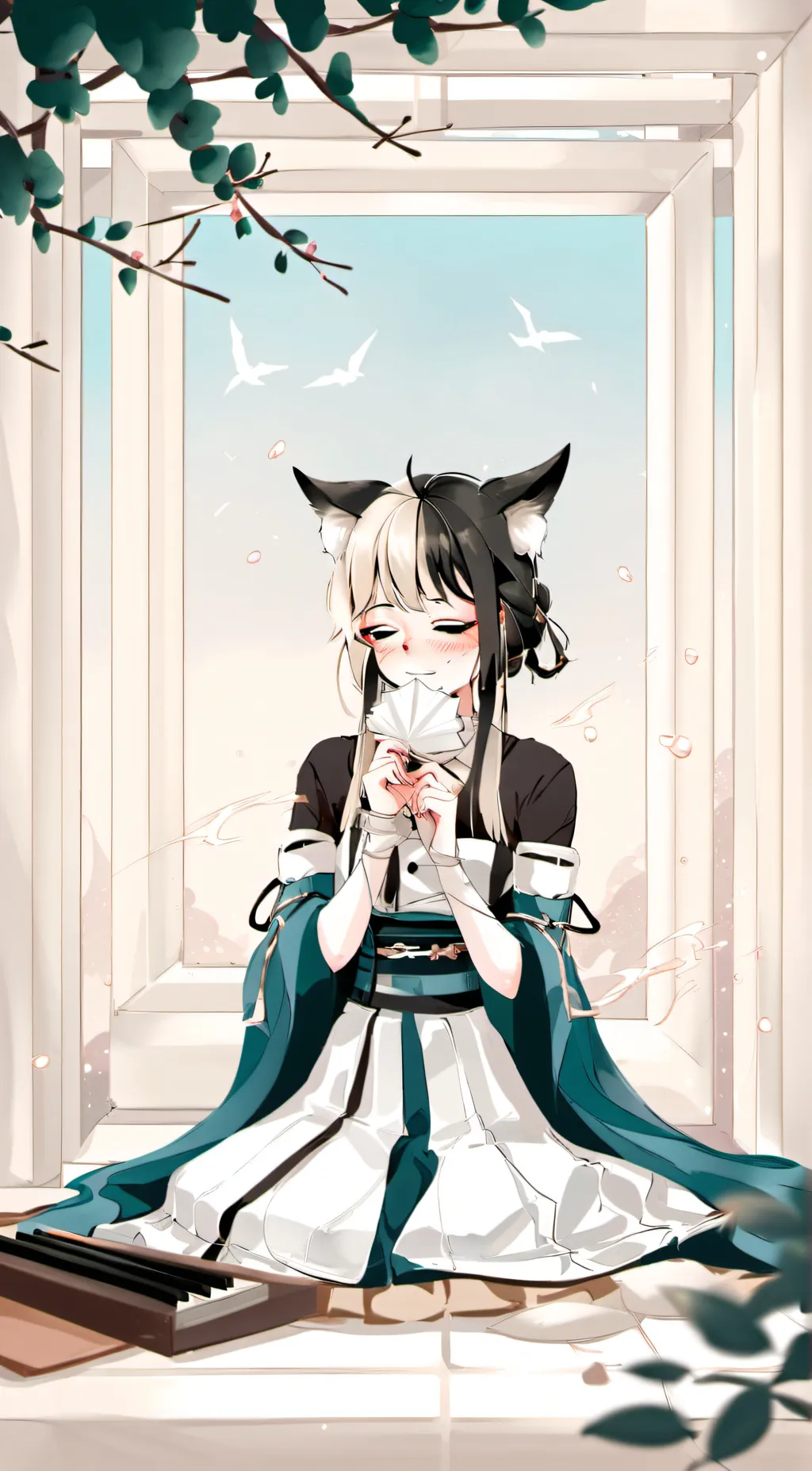 ai character: Himeko toga background