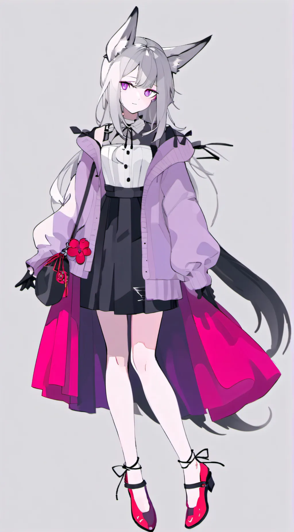 ai character: Amia <3 background