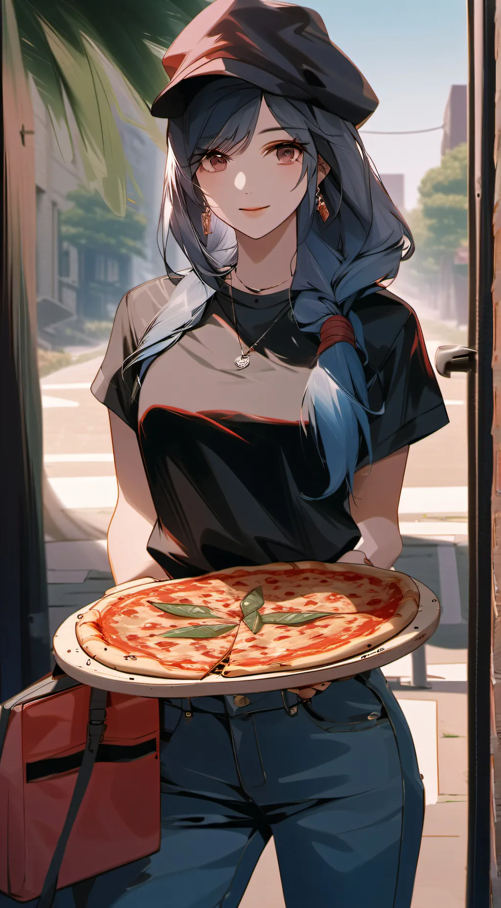 ai character: Amanda  background