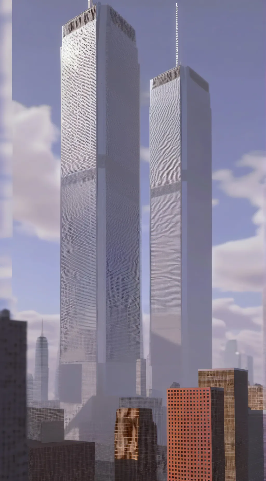 ai character: Twin towers:story background