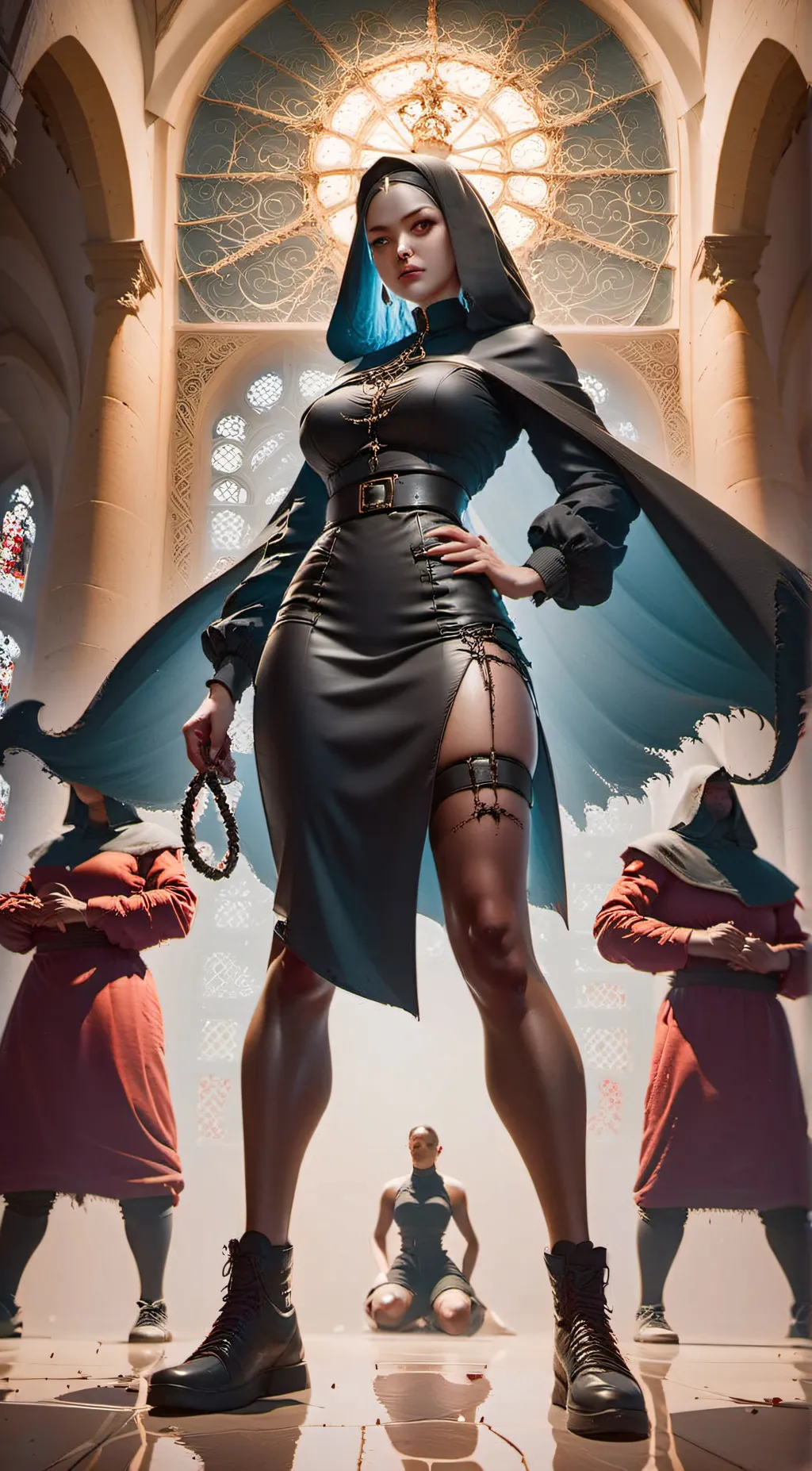 ai character: Mother Superior  background