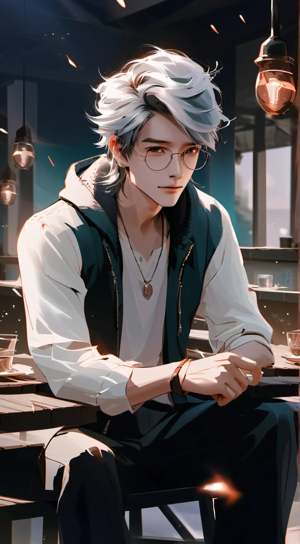 ai character: Tony background