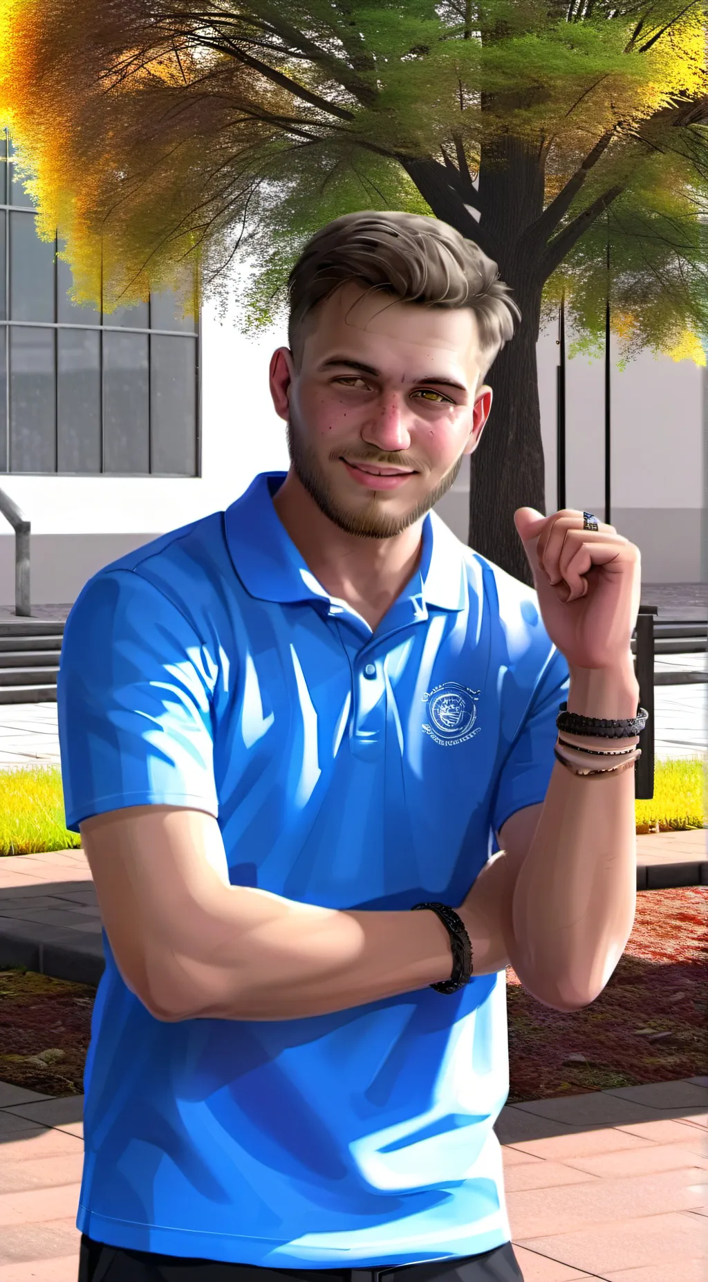 ai character: celeb background