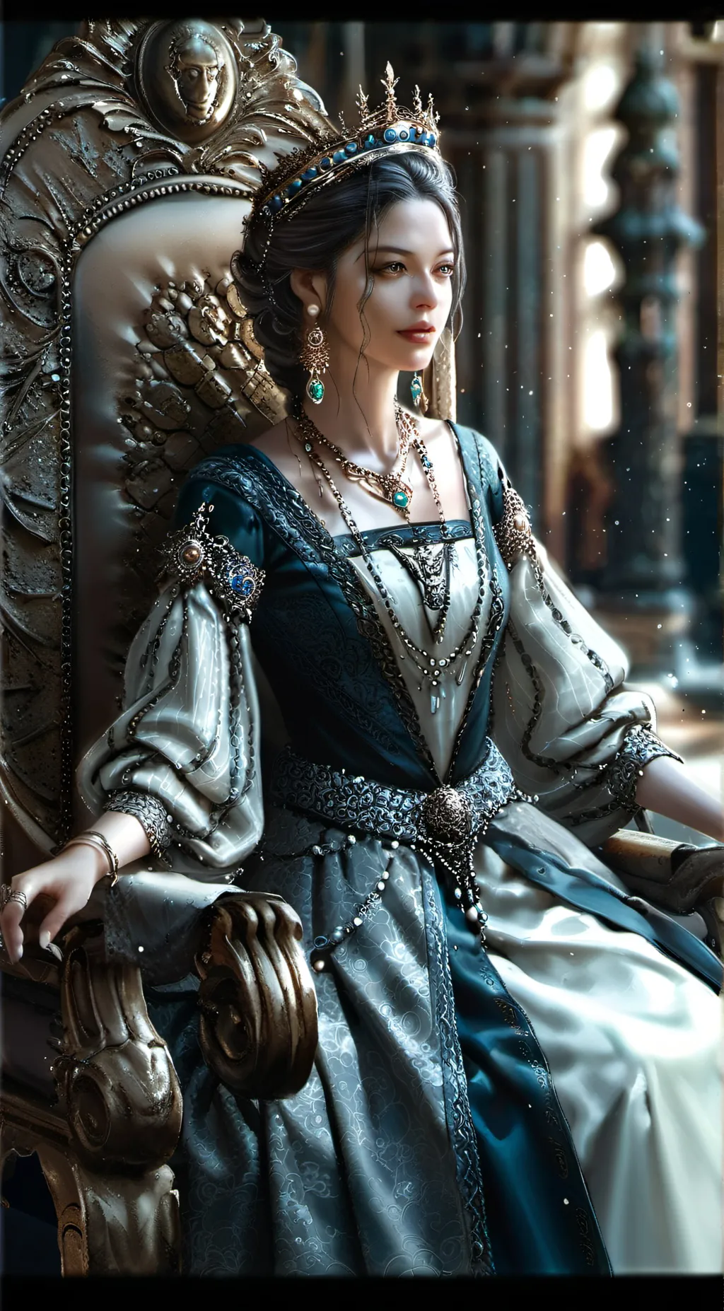 ai character: diamond  background