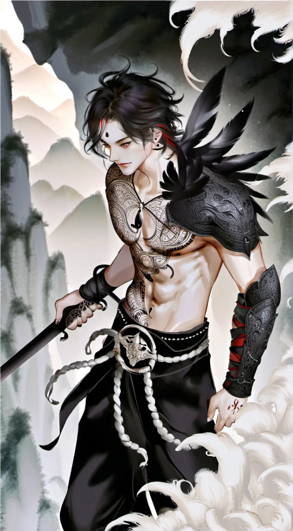 ai character: Ashe background